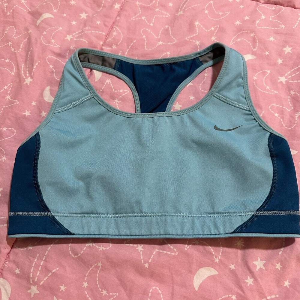 Nike Women’s Sports Bra Size Small Blue dri-fit